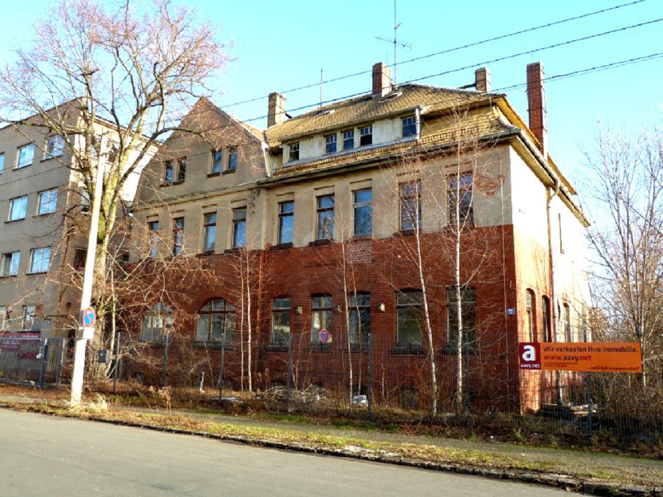 7.516m² Gewerbeareal in Leipzig mit Sanierungsobjekten 18.000 BGF mögl. Fabrikantenvilla, Bürohaus, Halle, Freifläche