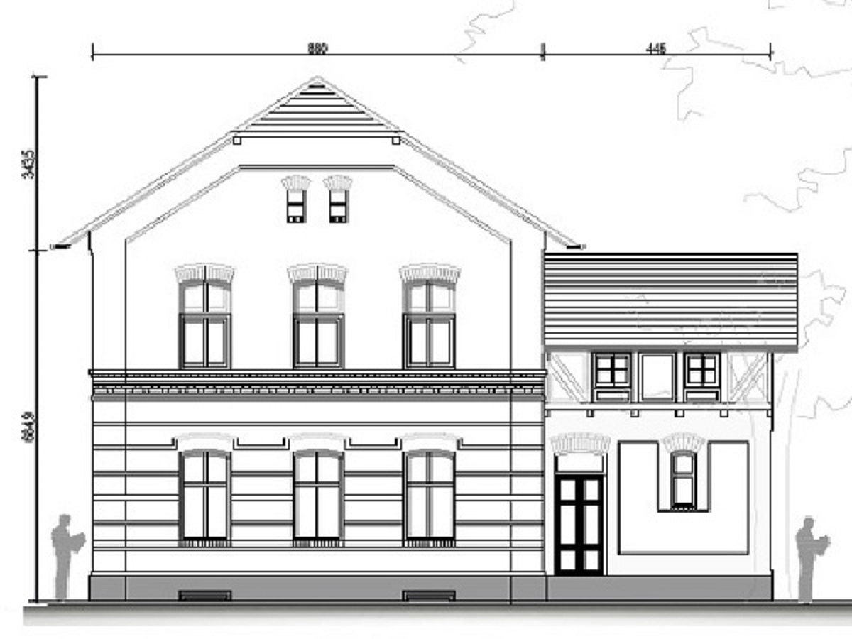 1.967 m² 2 historische Mehrfamilienhäuser Denkmal, Sanierungsobjekte am Bahnhof Karow, Plau am See