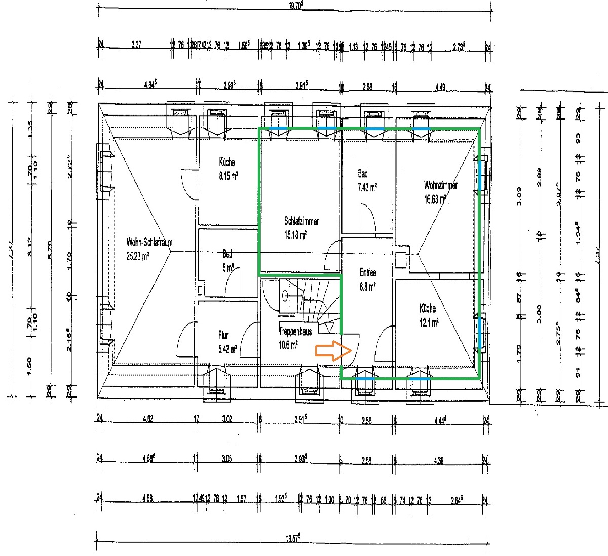 Historisches Mehrfamilienhaus in Zeitz am Goethepark, Denkmal, vermietet