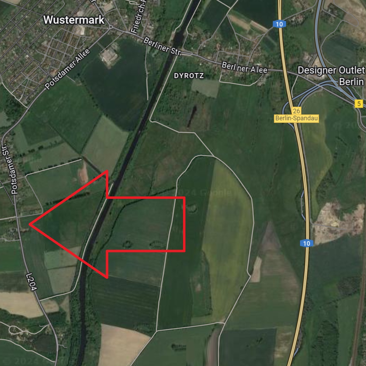 Grundstück für Photovoltaik-Anlage in Wustermark pachten